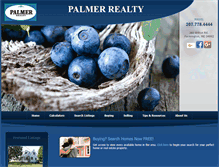 Tablet Screenshot of palmerrealtymaine.com
